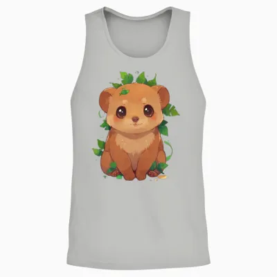Cute Kinkajou - Cute Animals Unisex Tank Top - Ash