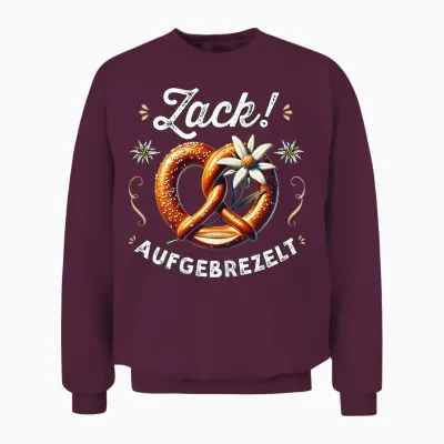 Passend Für Oktoberfest T-Shirt Damen Trachtenshirt Trachten Unisex Sweatshirt - Maroon