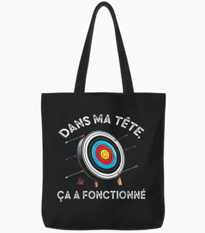 Amateur Archery Bow Hunter Archer Arrow Hunting T-Shirt, Black, S Tote Bags - Black