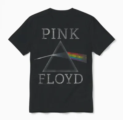 Official Pink Floyd the Dark Side of the Moon Prism Unisex T-Shirt - Black