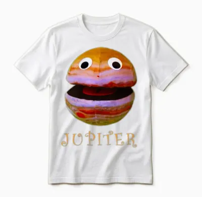Jupiter - Puppet Character Unisex T-Shirt - White