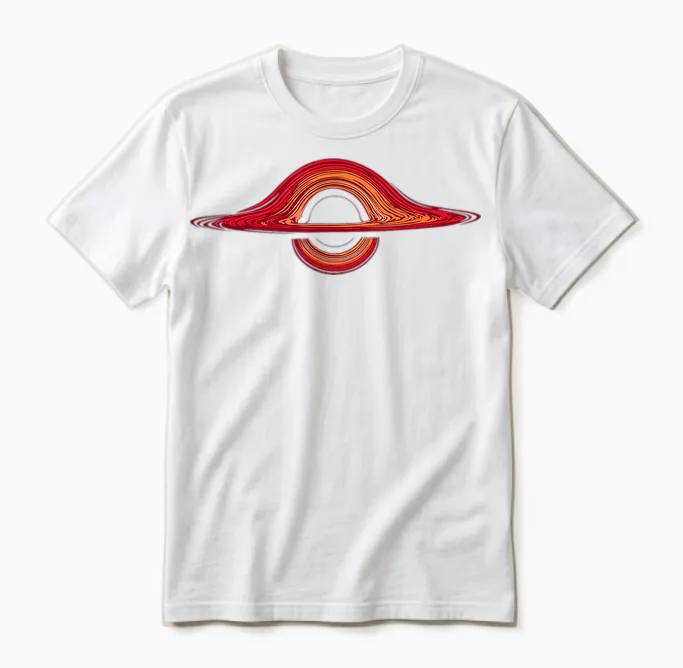 Black Hole Physics - Universe Physics Astrophysicist Unisex T-Shirt in White