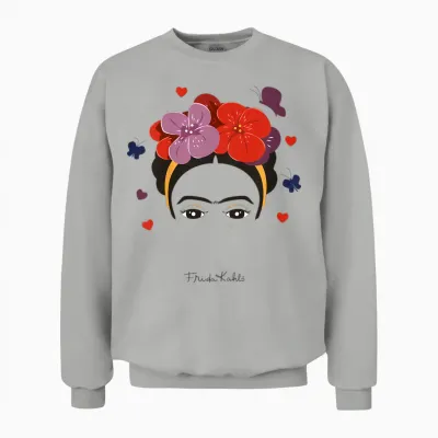 Children's Frida Kahlo Kids - Variety of Items T-Shirt, Pink Unisex Sweatshirt - Ash