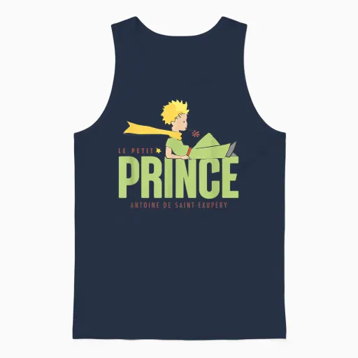 Le Petit Prince Antoine De Saint-Exupery Unisex Tank Top in Navy