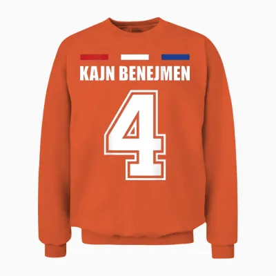 Lustige Namen Holland Trikot Für Mallorca Und Die Party Unisex Sweatshirt - Orange