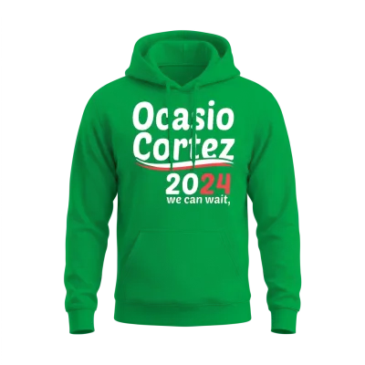 Ocasio Cortez 2024 Unisex Hoodie - Irish Green