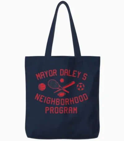 Mayor Daley's Neighborhood Program Tote Bags - Navy