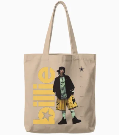 Offizielles Billie Eilish Hit Me Hard and Soft Stehfoto Tote Bags - Natural