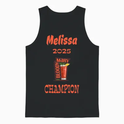 Melissa 2025 Unisex Tank Top - Black