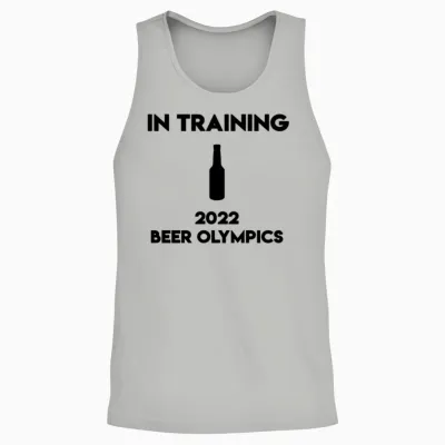 In Training 2022 Beer Olympics Unisex Tank Top - Ash