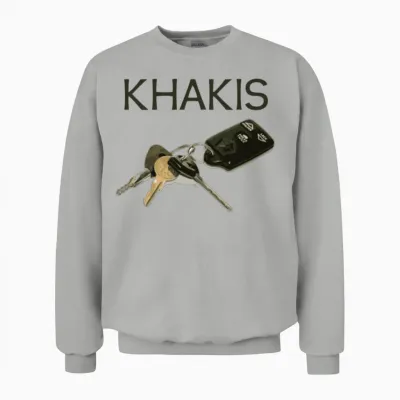 Funny Boston Accent Car Keys Unisex Sweatshirt - Ash