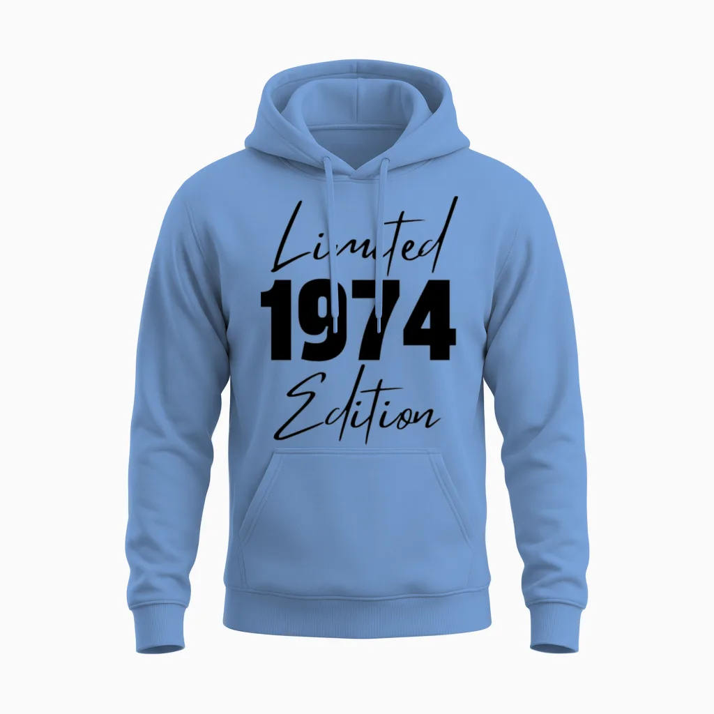 1974 Limited Edition Unisex Hoodie in Carolina Blue