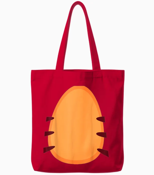 Tiger Costume Halloween Animal Tote Bags in Red