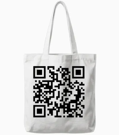 Qr Code F1 Tote Bags - White