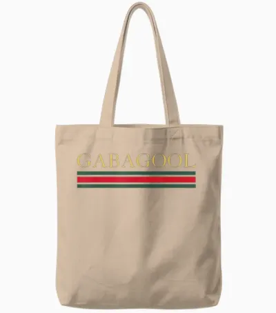 Gabagool - Satirical Italian Slang Tote Bags - Natural