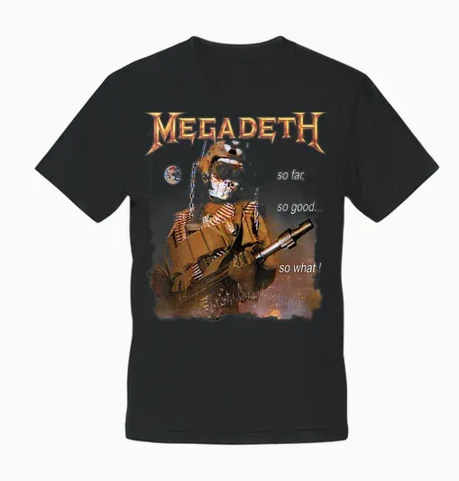Megadeth - So Far, So Good, So What, Nuclear Unisex T-Shirt - Black