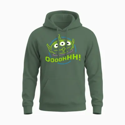 Disney Pixar Toy Story Alien Unisex Hoodie - Military Green