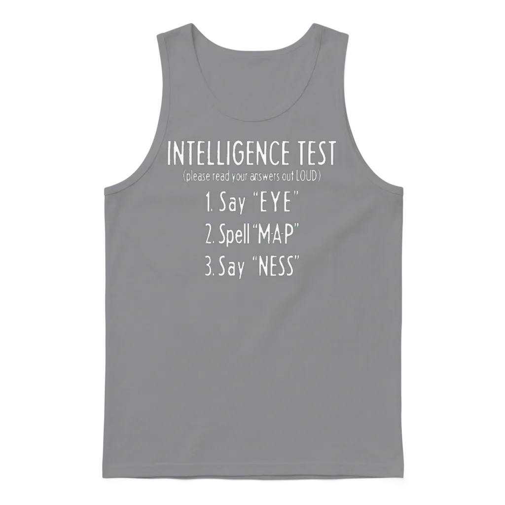 Offensive Shirt Funny Unisex Tank Top - Sport Grey