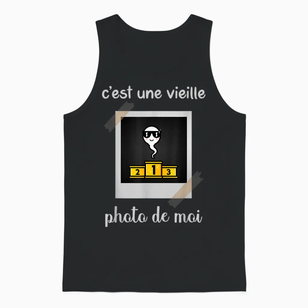 C’est Une Vieille Photo De Moi Humour Original Drôle Homme Unisex Tank Top in Black