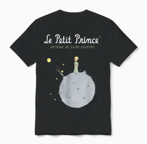 Le Petit Prince Antoine De Saint-Exupery Classic Unisex T-Shirt in Black