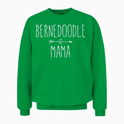 Bernedoodle Mom Bernedoodle Mama Unisex Sweatshirt - Irish Green