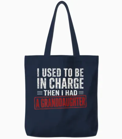 (on Back) Tote Bags - Navy