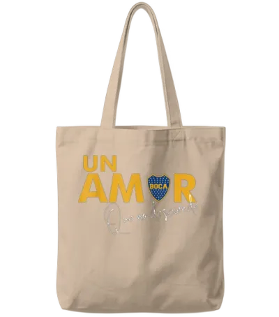 Club Atletico Boca Juniors El Mejor Papa Tote Bags - Natural