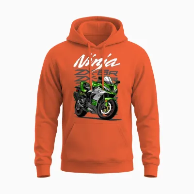 Ninja Zx6r Unisex Hoodie - Orange