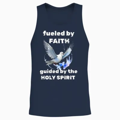 Holy Spirit Unisex Tank Top - Navy