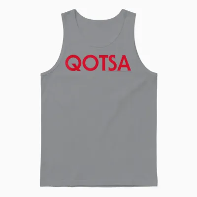 Offiziell Queens of the Stone Age Qotsa Logo Rock Band Unisex Tank Top - Sport Grey