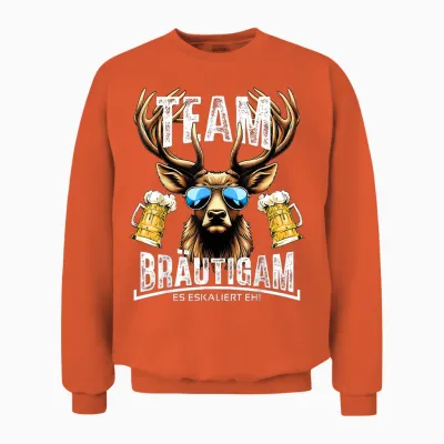 Junggesellenabschied Männer T-Shirt Poltern Jga Männer Unisex Sweatshirt - Orange