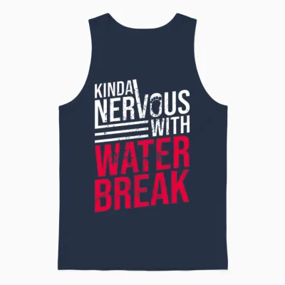 Pregnancy Funny Announcement Reveal Unisex Tank Top - Navy