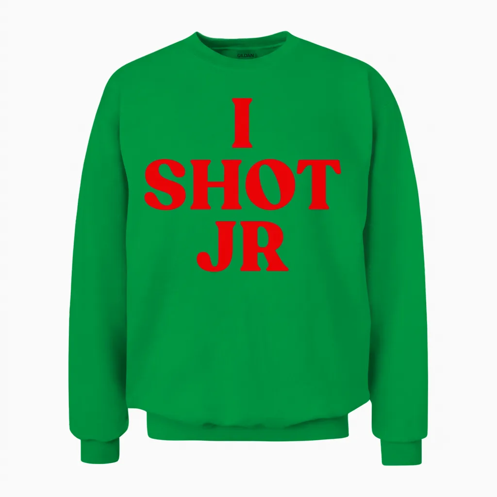 Retro Unisex Sweatshirt in Irish Green