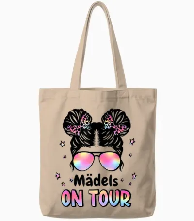 Mädels on Tour 2026 Party Machen Mit Den Mädels Mädelsabend Tote Bags - Natural