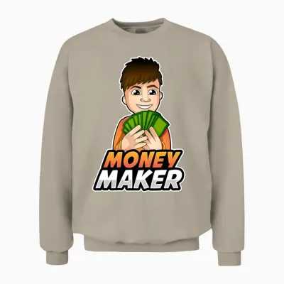 Cash in Hand Unisex Sweatshirt - Sand