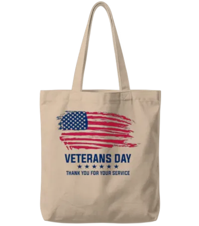 Veterans Day Classic Tote Bags - Natural