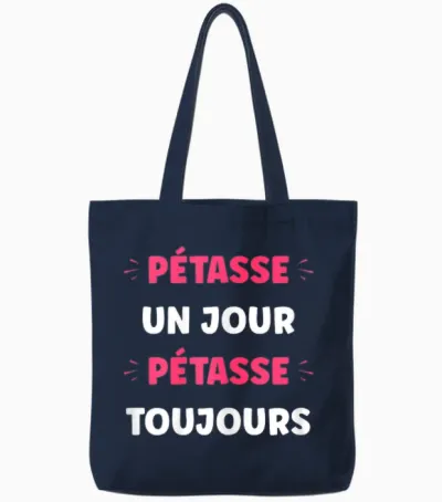 Super Nickname Cute Humor Tote Bags - Navy