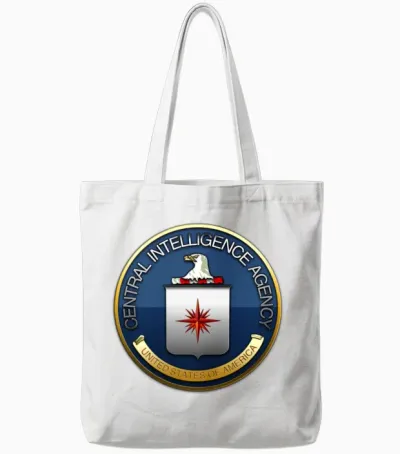 Central Intelligence Agency (cia) Tote Bags - White