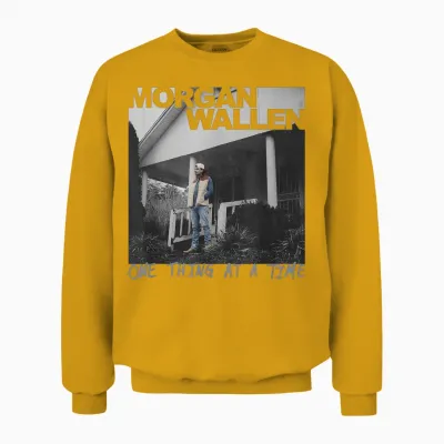 Official Morgan Wallen One Thing at a Time Unisex Sweatshirt - Gold