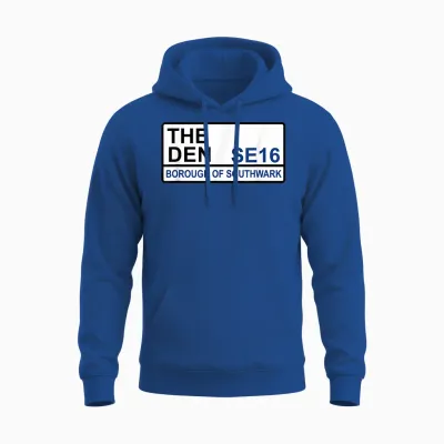 Millwall the Den Iconic Street Unisex Hoodie - Royal