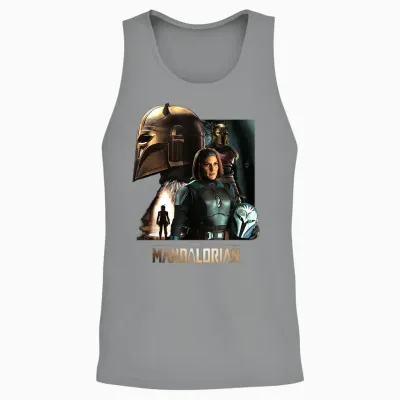 Star Wars the Mandalorian Season 3 the Armorer and Bo-Katan Unisex Tank Top - Sport Grey