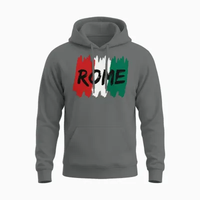 Rome Italy Unisex Hoodie - Graphite Heather