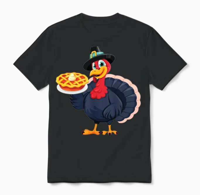 Funny Duck Unisex T-Shirt in Black