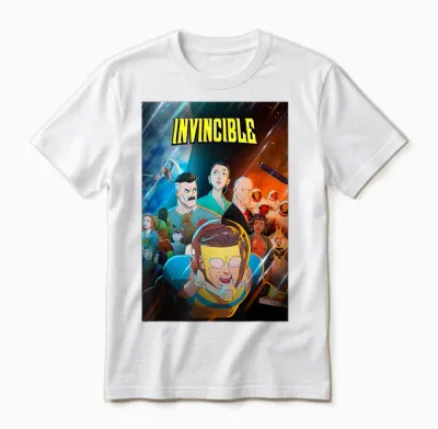 Invincible Trip to Mars Group Unisex T-Shirt - White