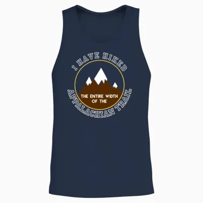I Hiked the Entire Width of the Appalachian Trail Unisex Tank Top - Navy