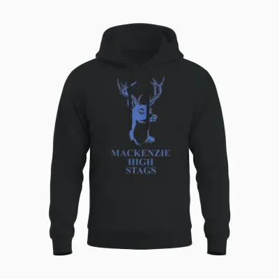 Mackenzie High Detroit Unisex Hoodie - Black