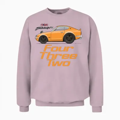 Four Orange Unisex Sweatshirt - Light Pink