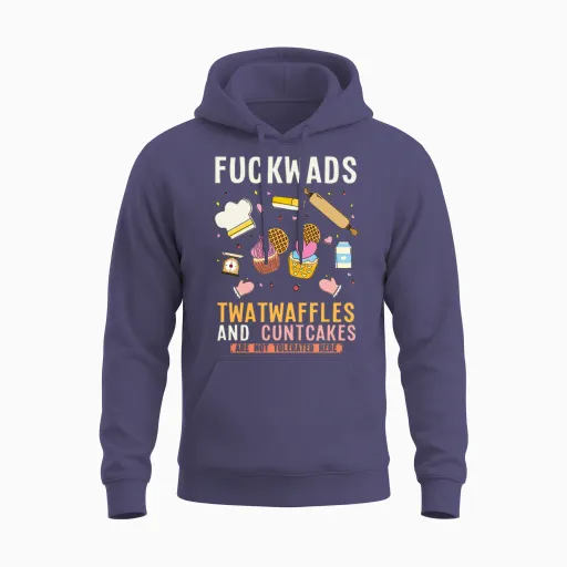 Sarcastic Bakery Dirty Baking Funny Baker Unisex Hoodie in Heather Sport Dark Navy
