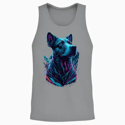 Dog Unisex Tank Top - Sport Grey
