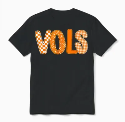 Vintage Classic 90's Vols Unisex T-Shirt - Black